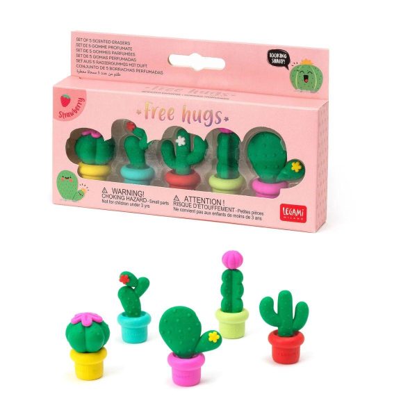 SET DE 5 GOMAS PERFUMADAS CACTUS - Imagen 2