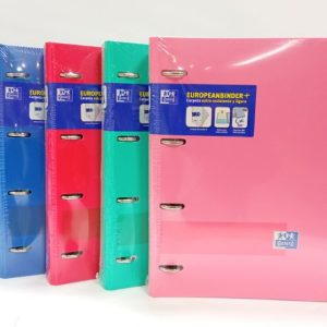 CARPETA A4 4 ANILLAS GOMA 35MM CON RECAMBIO OXFORD