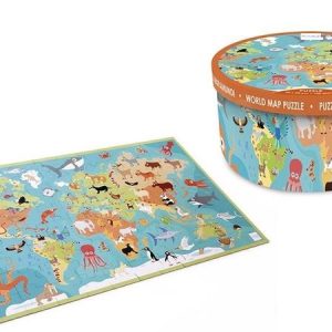 PUZZLE 100 PIEZAS ANIMALS OF THE WORLD  SCRATCH