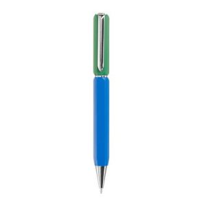 BOLIGRAFO METÁLICO VERDE AZUL BRIGHT