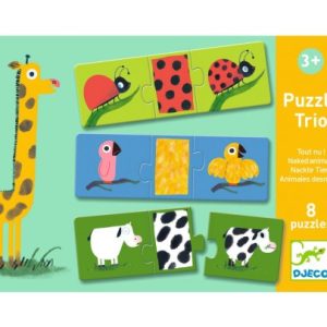 EDUCATIVOS PUZZLE TRIO ANIMALES DESNUDOS