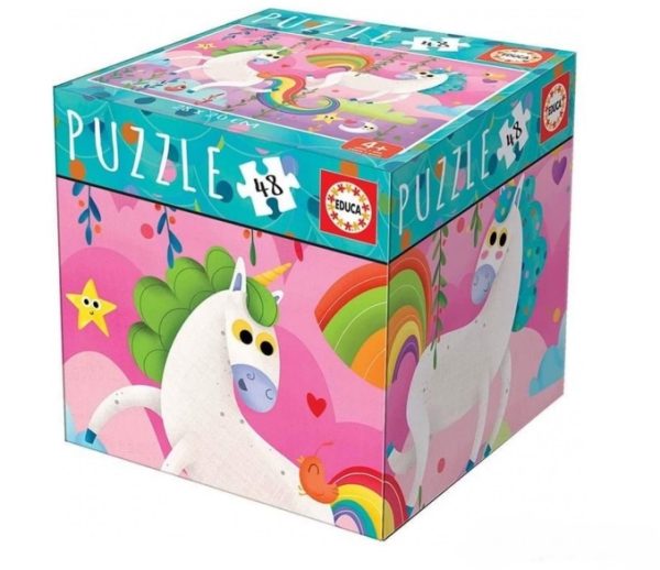 PUZZLES 48 PIEZAS UNICORNIO EDUCA