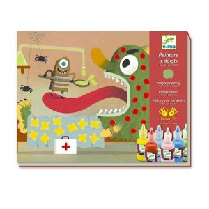 8903 PINTURA CON DEDOS PARA PEQUES MONSTRUO DJECO