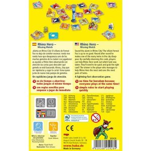 RHINO HERO  MISSING MATCH H306426 HABA
