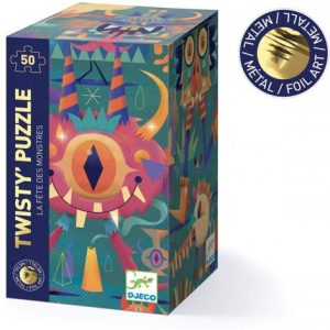 WIZZY PUZZLE LA FIESTA DE LOS MONSTRUOS DJECO 37020