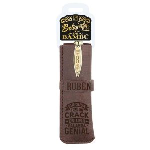 128 RUBÉN BOLIGRAFO BAMBÚ Y FUNDA