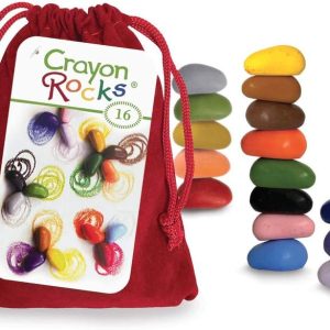 BOLSA ALGODON CON 16 CRAYON ROCKS