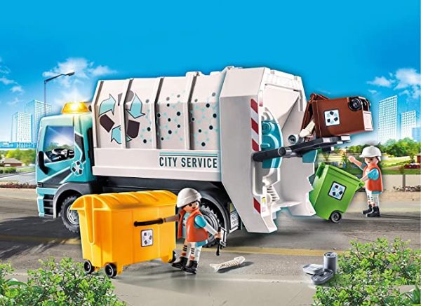 70885 PLAYMOBIL CAMIÓN DE BASURA CON LUCES