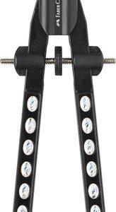 COMPAS DE AJUSTE RAPIDO FACTORY NEGRO Y CROMADO FABER-CAST.