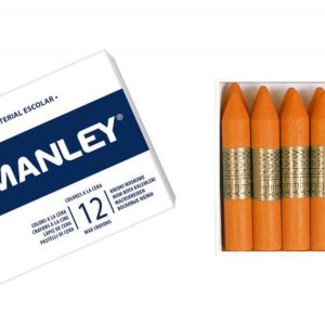 C/12 CERAS MANLEY UNICOLOR Nº6 NARANJA