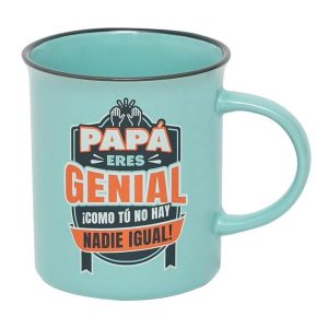 TAZA - PAPA ERES GENIAL COMO TU NO HAY NADIE IGUAL