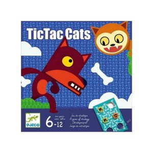 DJ08449 JUEGO DE ESTRATEGIA TICTAC CATS DJECO