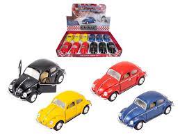 COCHE METAL VOLKSWAGEN CLASSICAL BEETLE 1957 COL TOP CARS
