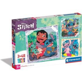 PUZZLE 3X48 STITCH DISNEY