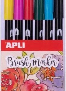 B. ROTULADORES PINCEL DUO COL SURT 6 U