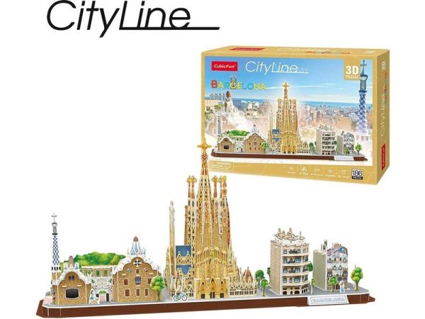 PUZZLE 3D CITY LINE BARCELONA