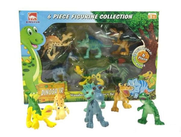 CAJA 6 DINOSAURIOS GROTESCO