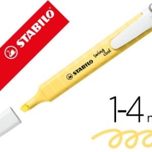 10 MARCADORES STABILO SWING COOL PASTEL AMARILLO R:275/144