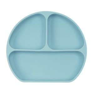 PLATO SILICONA CON VENTOSA SAFTA BEAR BLUE