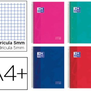 BLOC A4+ 150H 90G. CUAD.5X5 SURTIDO EUROPEANBOOK10
