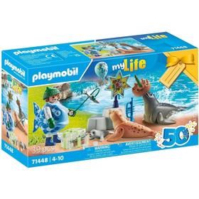PLAYMOBIL 71448 CUIDADOR CON ANIMALES