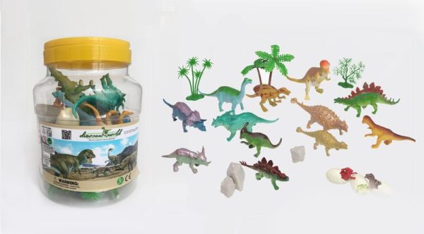 BOTE DINOSAURIOS 21 PZAS