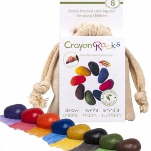 BOLSA ALGODON CON 8 CRAYON ROCKS