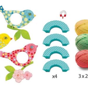 DJ8853 POMPONES PAJAROS 7-13 DJECO