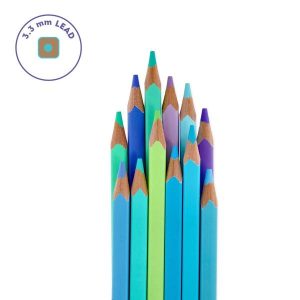 SET 12 LÁPICES COLORES LIVE COLOURFULLY OCEAN PALETTE LEGAMI