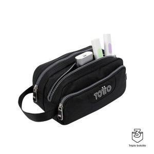 ESTUCHE TOTTO ESCOLAR ECO-FRIENDLY  TRES CREMALLERAS MULTIUSO AGAPEC CODE:AC52ECO009-2326Z N01