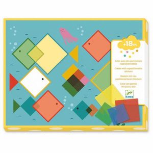 CREAR CON GOMAS DE QUITA Y PON CUADRADOS 3-6 AÑOS DJECO