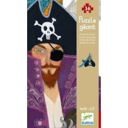 DJ07128 PUZZLE GIGANTE ELLIOT EL PIRATA 36 DJECO
