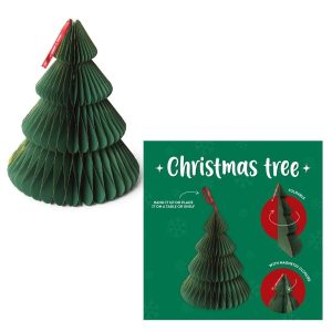 ARBOL DE NAVIDAD PLEGABLE DE PAPEL