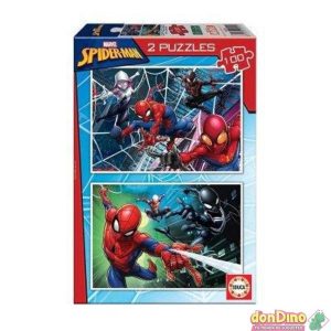 PUZZLE SPIDERMAN 2 PUZZLES 100 PIEZAS