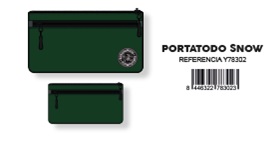 PORTATODO SNOW-GREEN MELANGE Y78302