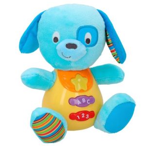 PELUCHE PERRITO LUZ Y SONIDO