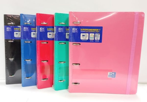 CARPETA A4 4 ANILLAS GOMA 35MM CON RECAMBIO OXFORD