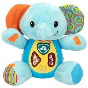 PELUCHE ELEFANTE LUZ Y SONIDO