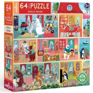 PUZZLE 64 PIEZAS CASA DEL KOOALA EEBOO