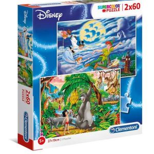 PUZZLE 2X60 DISNEY CLASSIC