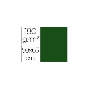 PAQ/25 CARTULINA IRIS 50X65 VERDE ABETO 185GR R:200040239