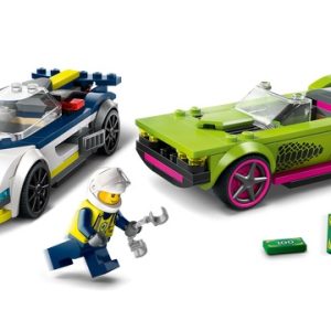 LEGO 60415 COCHE DE POLICIA Y POTENTE DE MUSCLE