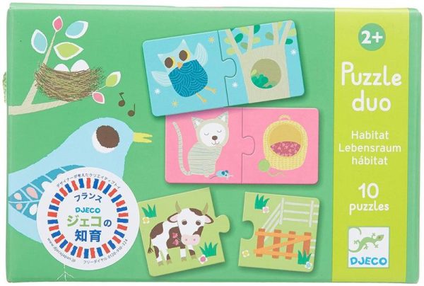 PUZZLE DUO HÁBITAT DJECO 38164