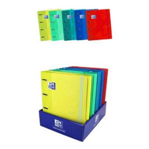 CARPETA 4 ANILLAS OXFORD TOUCH CARTON CON GOMA Y RECAMBIO
