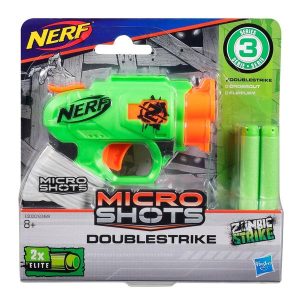 NERF ELITE MICRO SHOTS DOUBLESTRIKE ZOMBIE STRIKE HASBRO