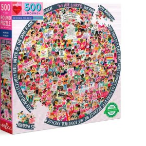 PUZZLE REDONDO 500 PIEZAS MARCHA DE LAS MUJERES