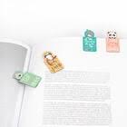 4 MARCAPAGINAS MAGNETICOS ANIMALES NEVER STOP READING LEGAMI