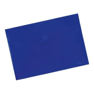 CARPETA BOLSA SOBRE CON VELCRO AZUL