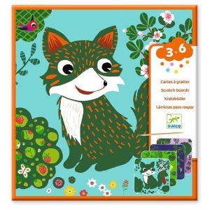 DJ09093 LAMINAS PARA RASPAR ANIMALES PEQUEÑOS  DJECO