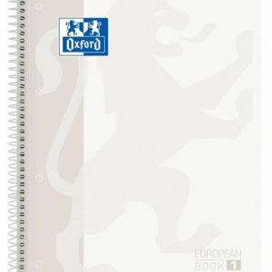 CUAD ESPIRAL A4 80H 90G 5X5 EUROPEAN BOOK 1 OXFORD BLANCO